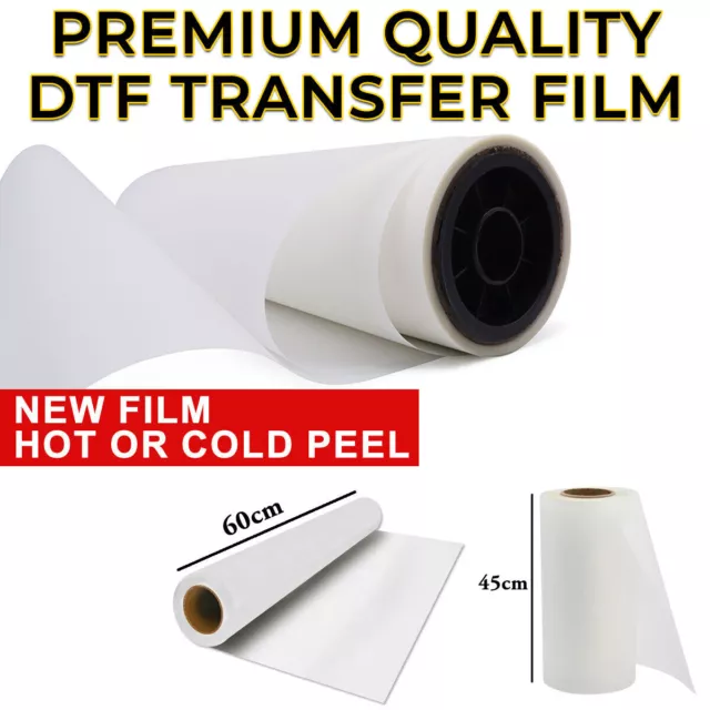 Premium Dtf Hitze Transfer Haustier Film Rolle 45cm 60cm Glänzend Matt Hot Kalt