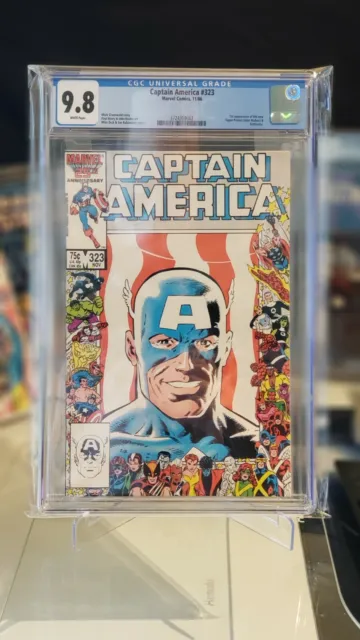 Captain America #323 CGC 9.8 White Pages (1986) 1st Super Patriot - Key Issue!