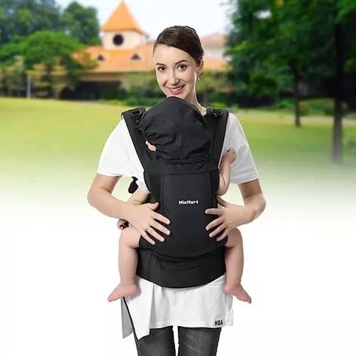 Soft Baby Carrier, 3-in-1 Ergonomic Child Carrier Backpack Front and Back Carry