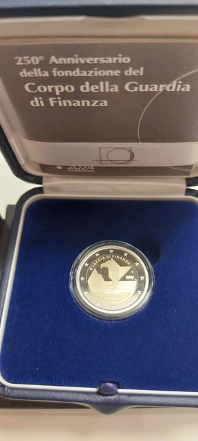 2 € 250° Anniversario Fondazione Guardia Di Finanza 2024 Italia - Foto 13