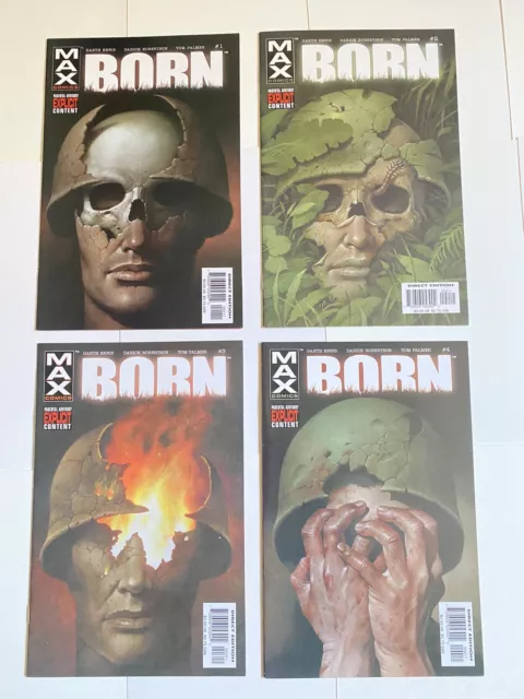Born #1-4 (Punisher 2003, Marvel Max) - Complete, High Grade!