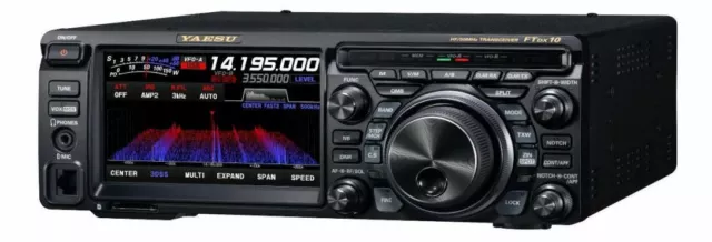 YAESU FTDX10 Émetteur/Récepteur Sdr HF / 50/70Mhz Avec At Tuner 100004