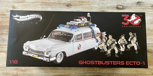 HOT WHEELS ELITE Ghostbusters Ecto 1 30th Anniversary 1 18 Scale