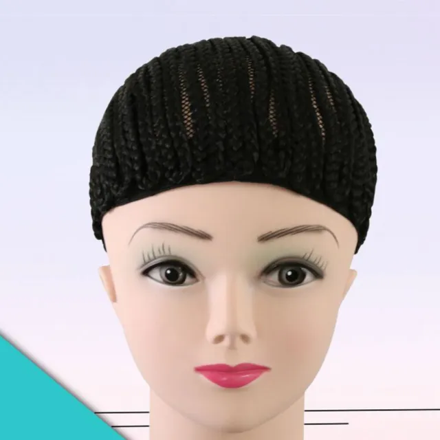 Gorra de peluca sin cinta de peluca accesorios de disfraz señorita gorra de malla ajustable