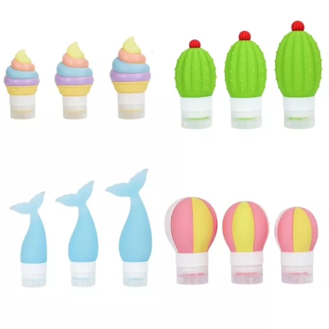 Silicone Travel Bottle Liquid Dispenser Small Cosmetic Sub Bottle Container