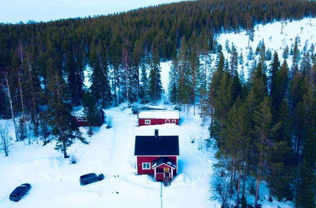 Picturesque Detached House in Swedish Lapland with Lots of Land and Outbuildings Picturesque Detached House in Swedish Lapland with Lots of Land and Outbuildings