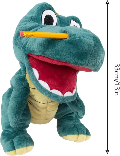 Jeffy Dino Hand Puppet Large Soft Doll Plush Toys Puppet Kids Birthday Gift UK