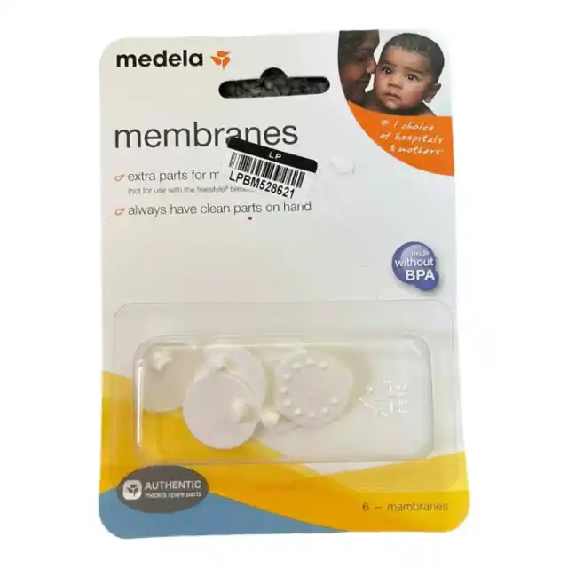 Medela Breast Pump Membranes - 6pk NEW