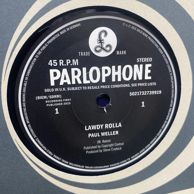 Paul Weller ‎– Lawdy Rolla 7” Lawdy Rolla - Limited 7