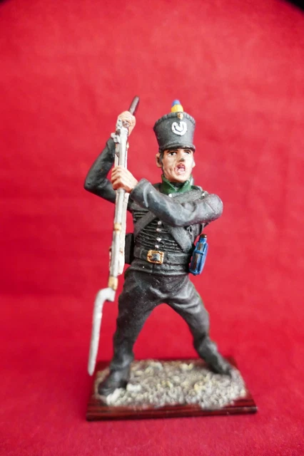 Soldat de plomb CBG Mignot étendard du 2e régiment de hussards (1808