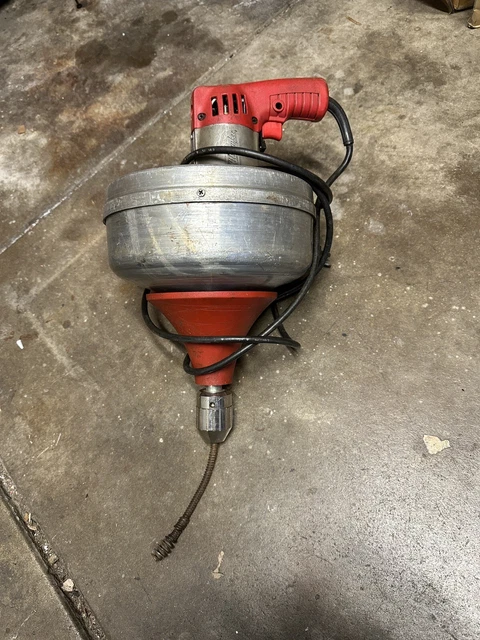 Milwaukee 0566-1 Heavy Duty Drain Cleaner Auger Power Corded