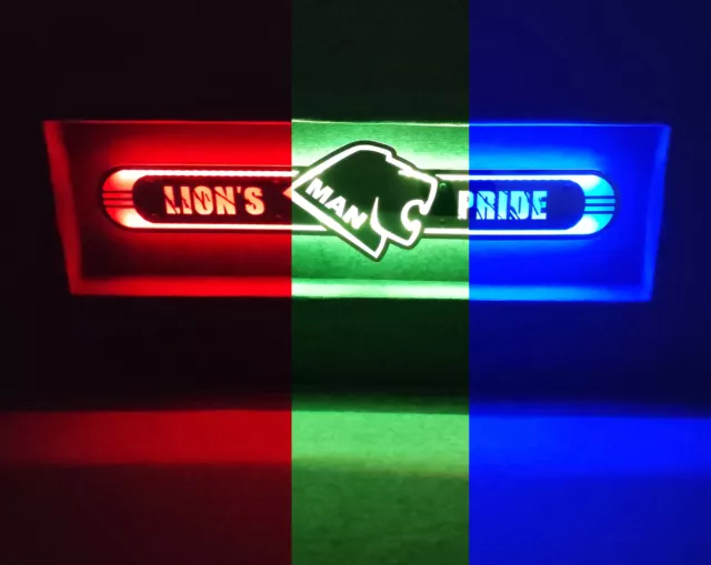 MAN LED Spiegel LKW Leuchtschilder Rückwandschilder Lion's Pride M01-RGB