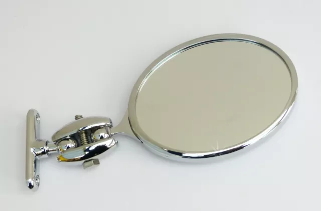 Vintage / Classique Voiture Desmo Style Ovale " A " Envoie Chrome Porte Miroir