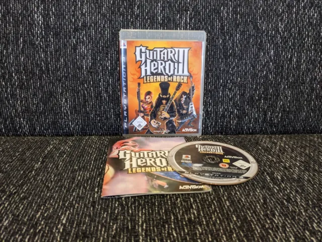 Guitar Hero III 3 Legends of Rock Playstation 3 Ps3 mit Anleitung