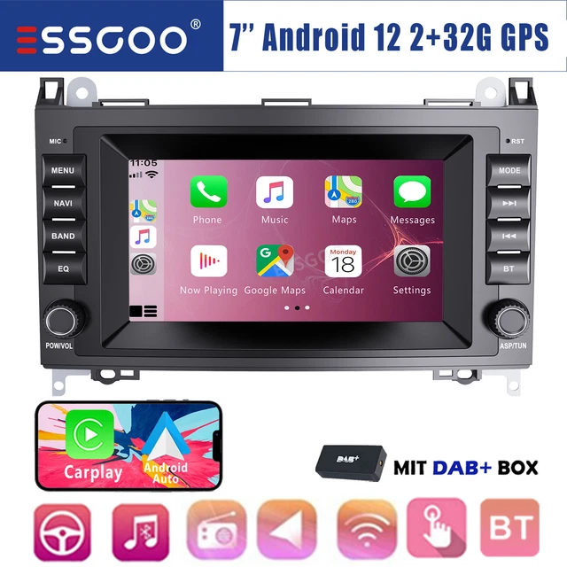Écran LCD Compatible Mercedes Classe A/B W169 W245 8V - Affichage Tableau De Bord