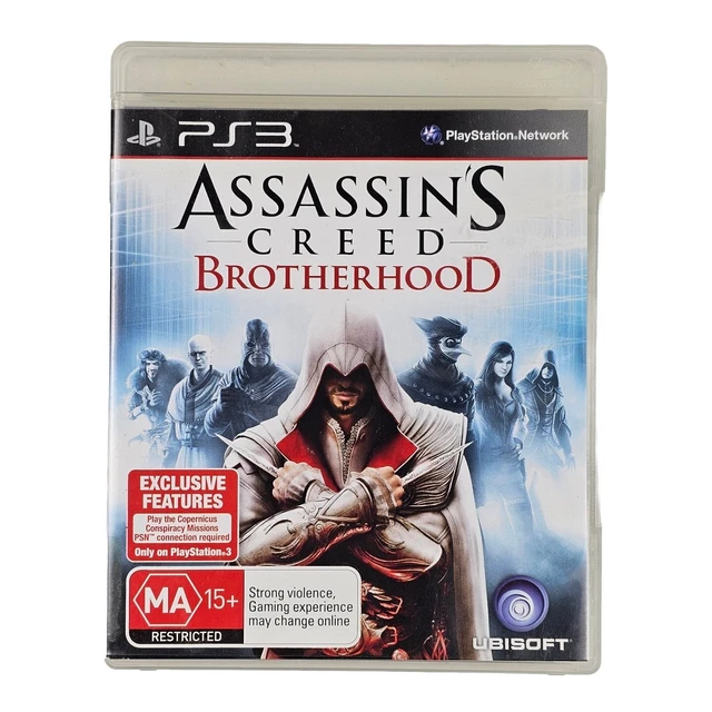 ASSASSIN'S CREED BROTHERHOOD + Manual - PS3 - Tested & Working
