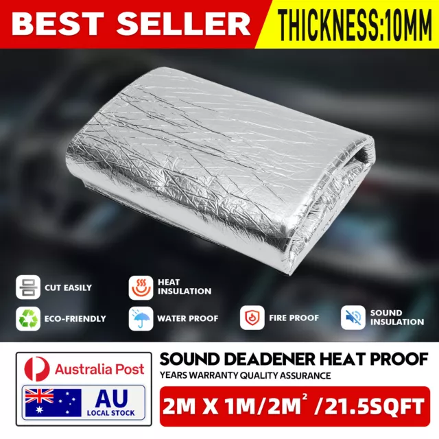 HEAT SHIELD SOUND Deadener Car Insulation Thermal Noise Proofing