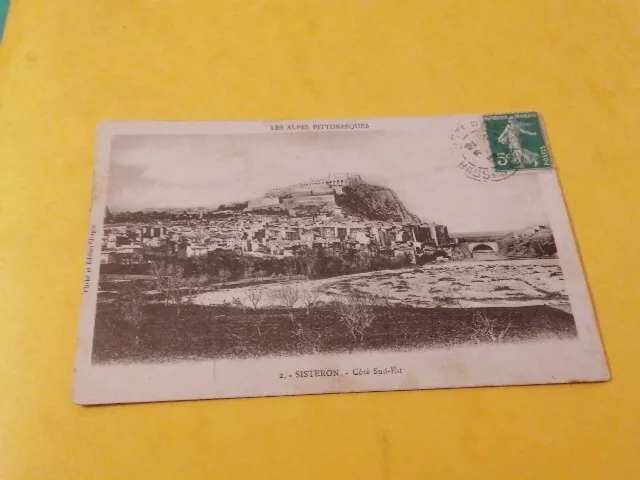 Carte Postale CPA Ville De Sisteron