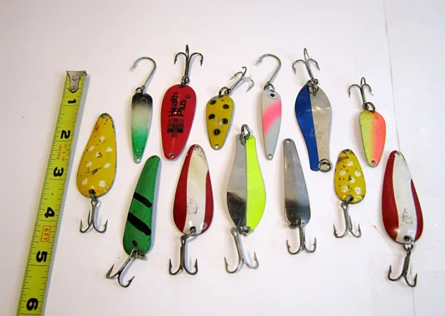 LES DAVIS PT. Defiance Spoons for Trout And Salmon Fishing Lure #5 Red  $15.00 - PicClick