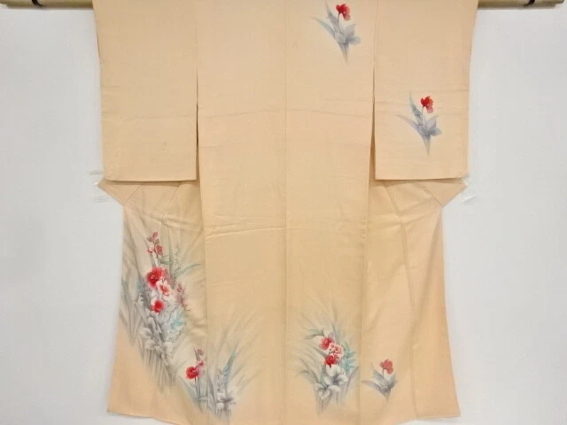 45499# Japanese Kimono / Antique Kimono / Floral Plants