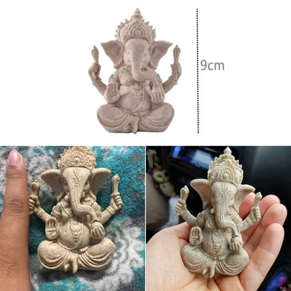 Thai Ganesha Deity Buddha Elephant God Garden Outdoor Indoor Statue Ornament
