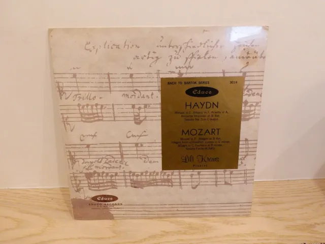 LILI KRAUS Piano HAYDN/MOZART Educo 3014 SEALED LP