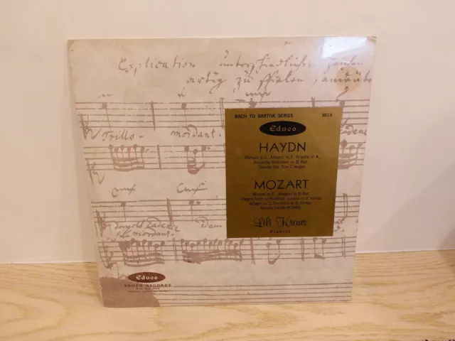 LILI KRAUS Piano HAYDN/MOZART Educo 3014 SEALED LP