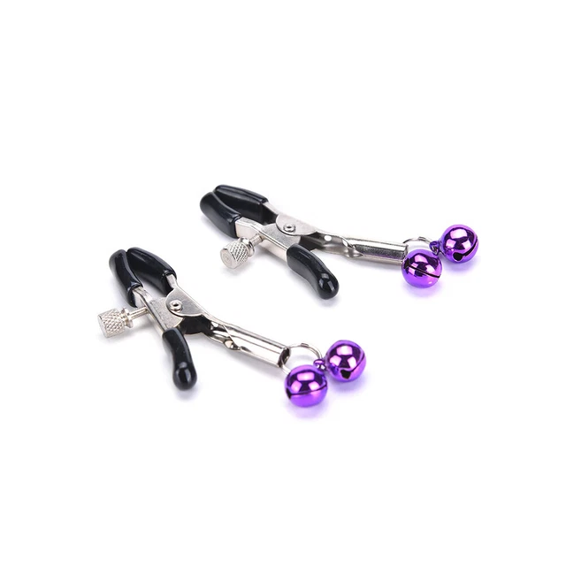 Jeu De Pinces à Seins BDSM Avec Chaîne - Accessoire SM Nipples Clamps - Neuf