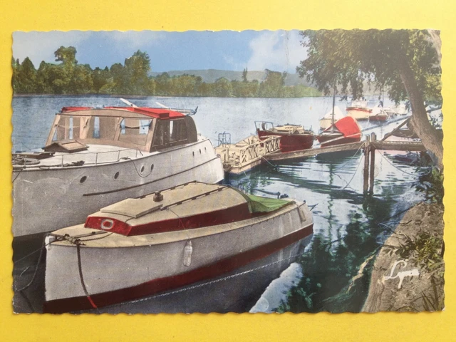 cpsm ARGENTEUIL (Val d'Oise) Les VEDETTES sur la SEINE Embarcadère Bateaux