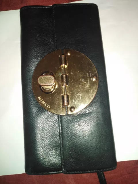 Leather Black Mimco Wallet