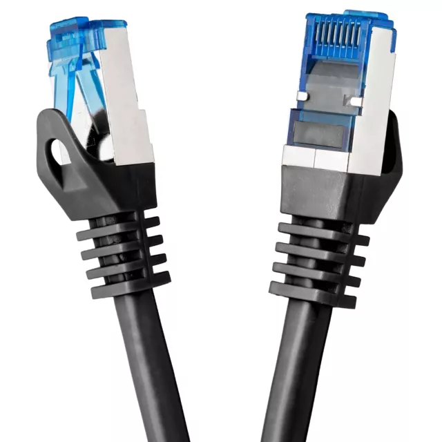 20m CAT7 Netzwerkkabel Patchkabel Ethernet Kabel DSL LAN Netzwerk Kabel schwarz