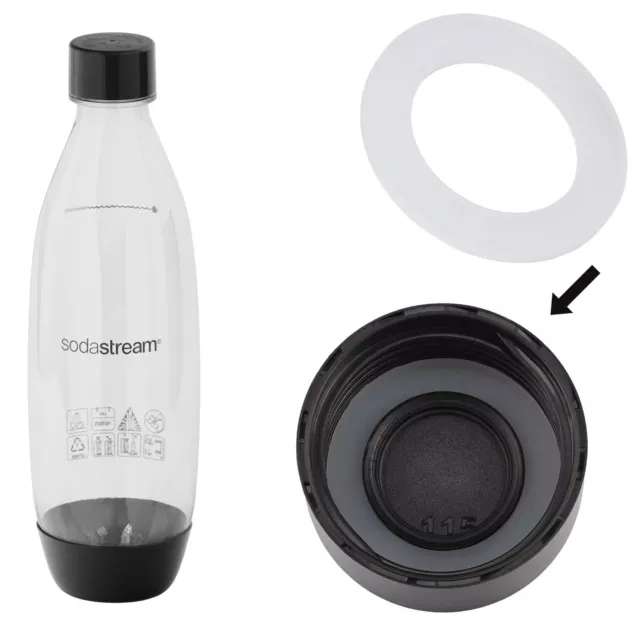 5x Sello o-Ring para Junta de la Cubierta Pet Kuntstoff Botella para Sodastream 3