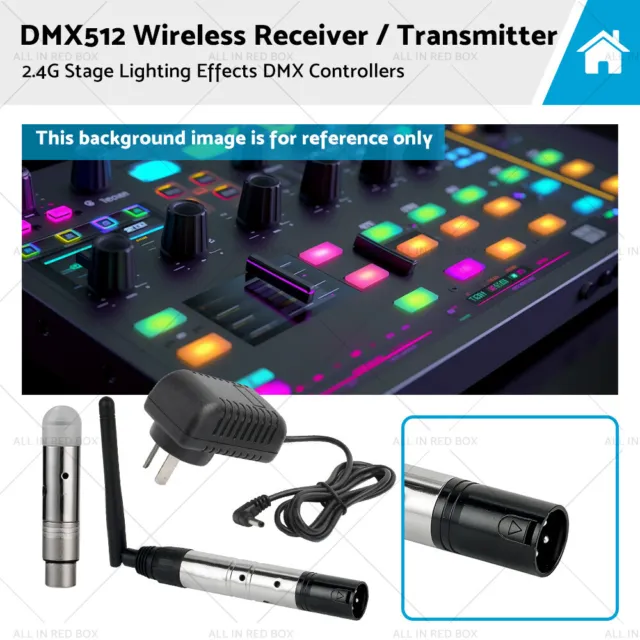 DMX512 Wireless Receiver Transmitter 2.4G Stage Lighting Effects DMX Controllers