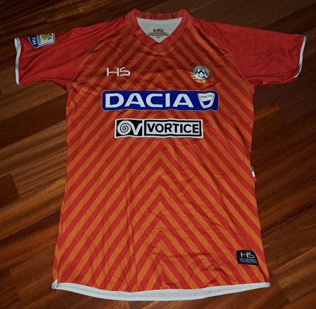 Maillot Udinese Match Worn Floro Flores - 3e Maillot Orange 2011/12 - Taille M - Édition Europa League