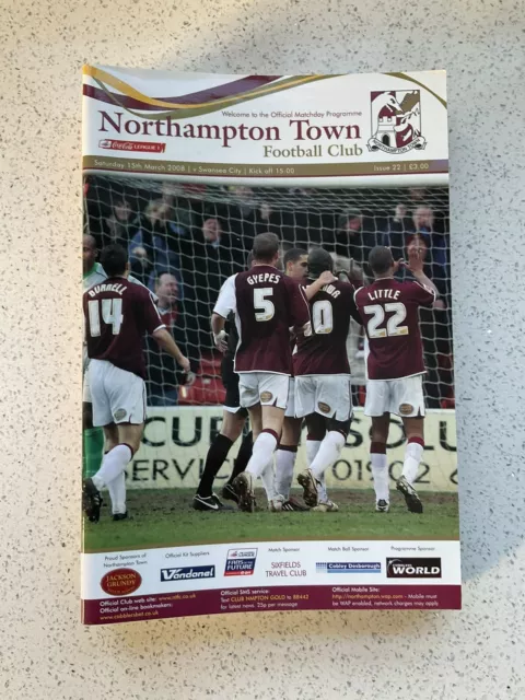 Northampton Town v Swansea City 15th Mar 2008