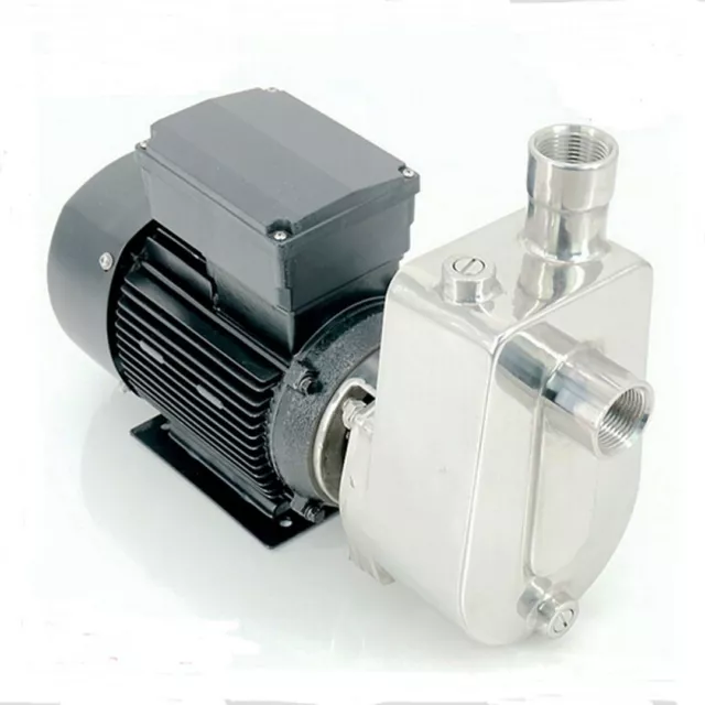 WOO pompa acqua a getto autoadescante in acciaio inox pompa chimica industriale 750 W