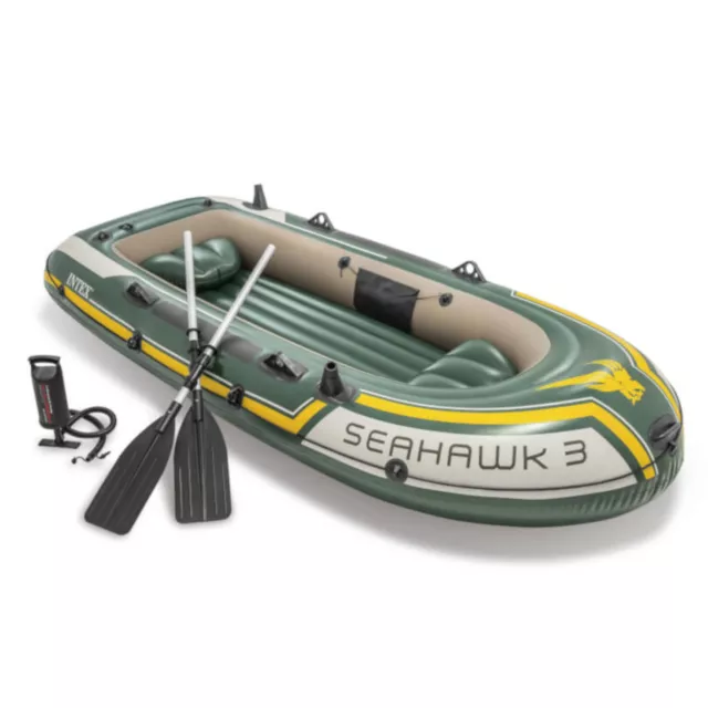 Bateau " Seahawk 3 " Set Incl. Alu-Paddel + Pompe #68614, À 360kg, 295x137x43cm
