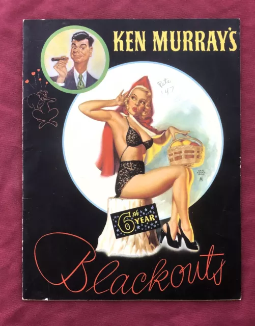 Ken Murrays Blackouts Of 1947 Program El Capitan Theatre Hollywood W Ticket Stub