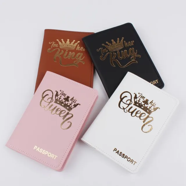 Portable Wedding PU Leather ID Package ID holder Card Package Passport Case