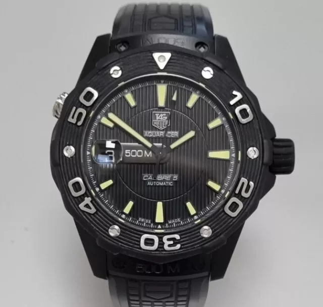 Tag heuer aquaracer sales 500m black titanium