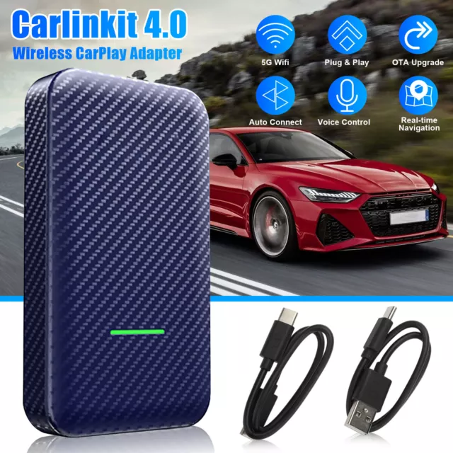CARLINKIT 4.0 for Wired to Wireless CarPlay Adapter Auto Dongle Car  Multimedia Player Activator Accessories Wholesale