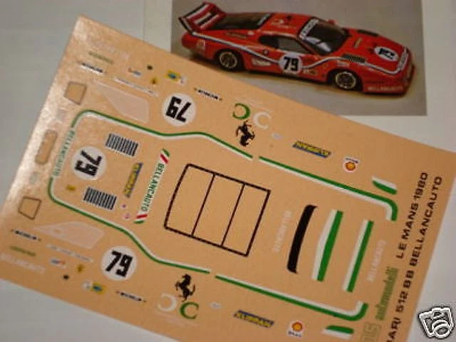 Decalcomanie Ferrari 308 1981 Scala 1:43 – Entremont Rally, Top Model FDS (genetiche) - Foto 2
