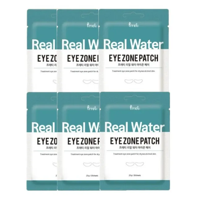 [Prreti] Véritable Eau Eye Zone Patch Hydratant Yeux Masque 6 Paquets Corée Neuf