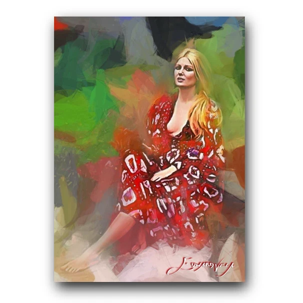 Pamela Tiffin #3 Sketch Card Limited 6/50 Edward Vela Signed