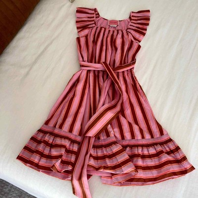 NWT Kate Spade: Calais Stripe Flutter Dress, Sundress Size XS