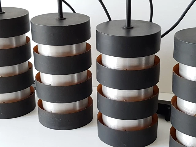 Jo Hammerborg : Lampe Suspension Lustre Fog & Morup 1960 Vintage Danish Light