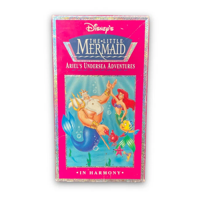 DISNEY'S THE LITTLE Mermaid Ariel's Undersea Adventures In Harmony VHS
