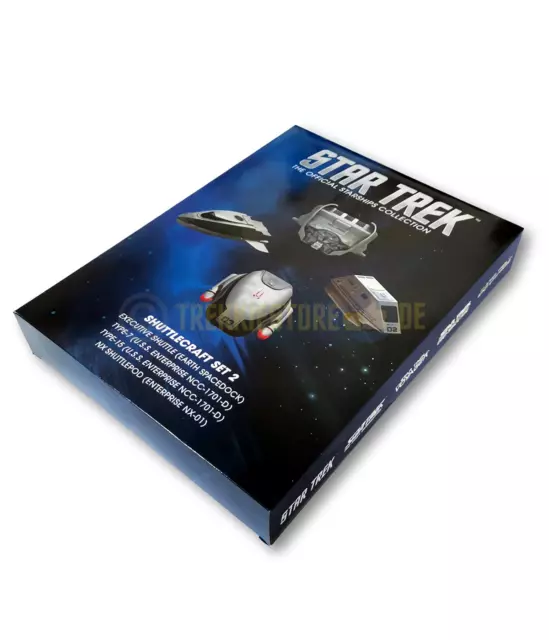 Eaglemoss Shuttle Set 2 Star Trek La collezione ufficiale di astronavi nuovo/imballo originale