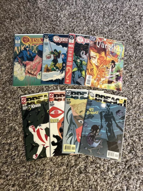 Lot of 8 DC Comics (The Question #8, 18, Annual 2, 2; Breach #3-5 ,9)
