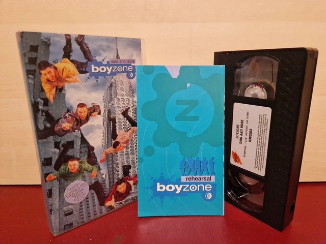 BOYZONE - SAID and Done - PAL VHS Video Tape + Dance Guide (A276) £4.99 ...